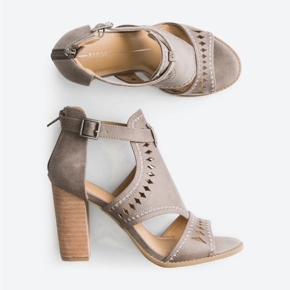 Report Shoes - Report Rosalet heels, worn once, beautiful taupe color. Very comfortable